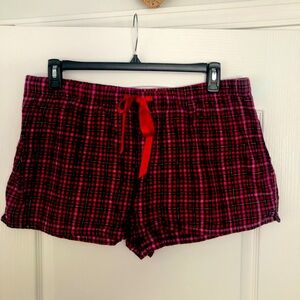 Sonoma intimates flannel shorts XL